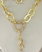 Collar XL Estrella Martillada Conector Corazón  Gold - Miniatura 8