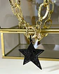 Collar Estrella Rockera circones Black Micropavé Gold - Miniatura 3