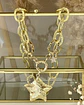 Collar Maxi Estrella Martillada Relieve Gold  - Miniatura 3