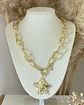 Collar Maxi Estrella Martillada Relieve Gold  - Miniatura 4