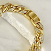 Maxi Pulsera Circones Eslabones cubanos gold