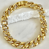 Maxi Pulsera Circones Eslabones cubanos gold