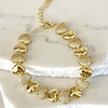 Pulsera Corazones Circones Gold