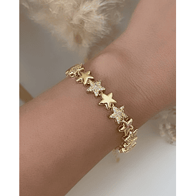 Pulsera Estrellas Gold