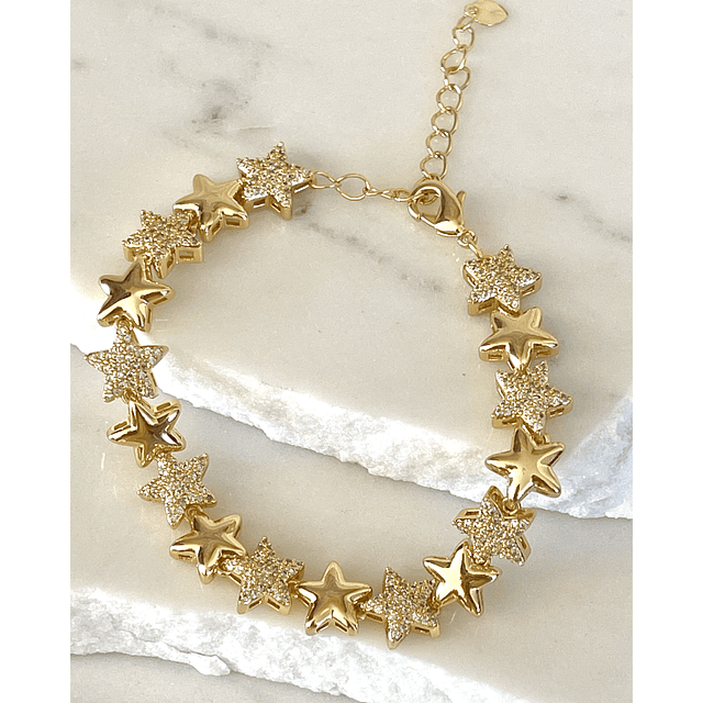 Pulsera Estrellas Gold