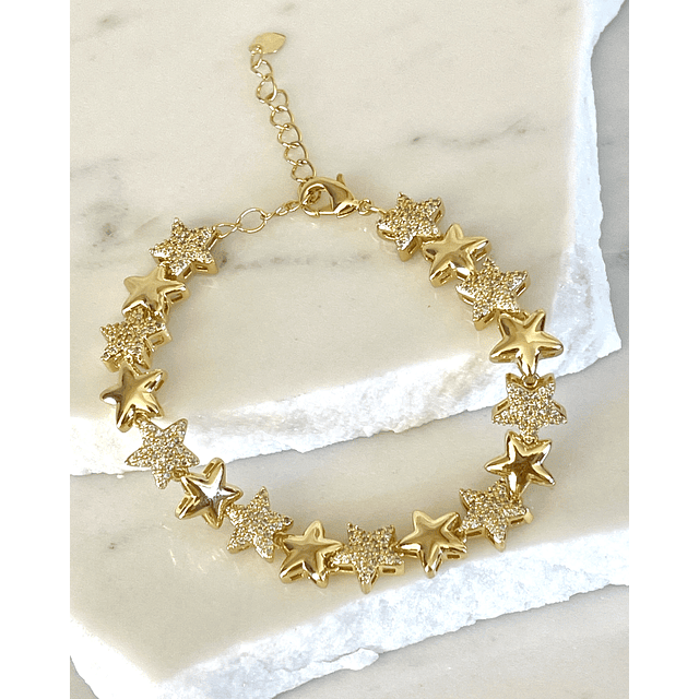 Pulsera Estrellas Gold