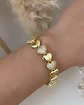 Pulsera Corazones Circones Gold - Miniatura 2