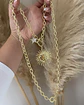 Collar XL Maxi Girasol estrella eslabones ovalados Gold  - Miniatura 10