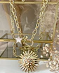 Collar XL Maxi Girasol estrella eslabones ovalados Gold  - Miniatura 12