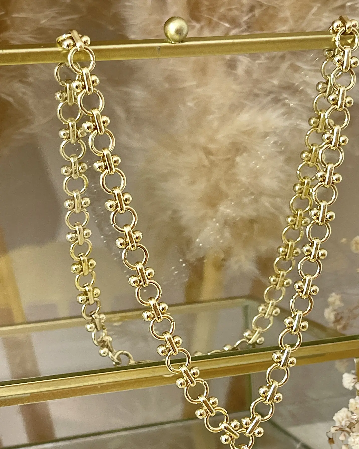 Collar Sol Rayos Circones Gold 5