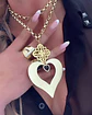 Collar XL Corazón Conector Mándala Gold - Miniatura 6