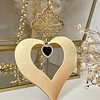 Collar XL Corazón Conector Mándala Gold