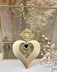 Collar XL Corazón Conector Mándala Gold - Miniatura 2