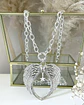 Collar XL Maxi Alas Punto luz Estrellita Silver eslabones ovalados - Miniatura 2