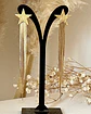 Aros Estrella Cascada Flecos Gold - Miniatura 1