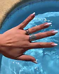 Dúo Anillos Ocean Vibes silver - Miniatura 2