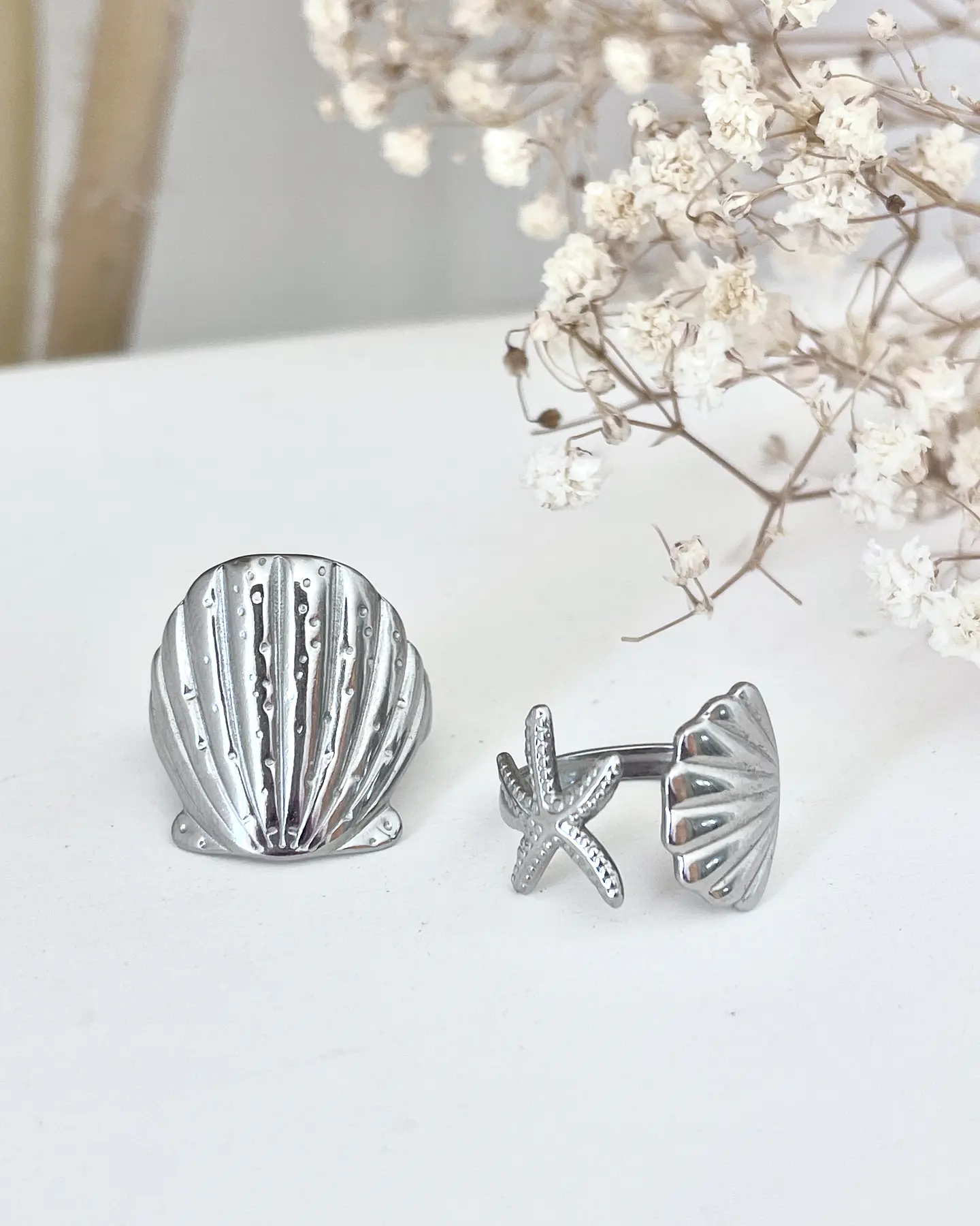 Dúo Anillos Ocean Vibes silver 6