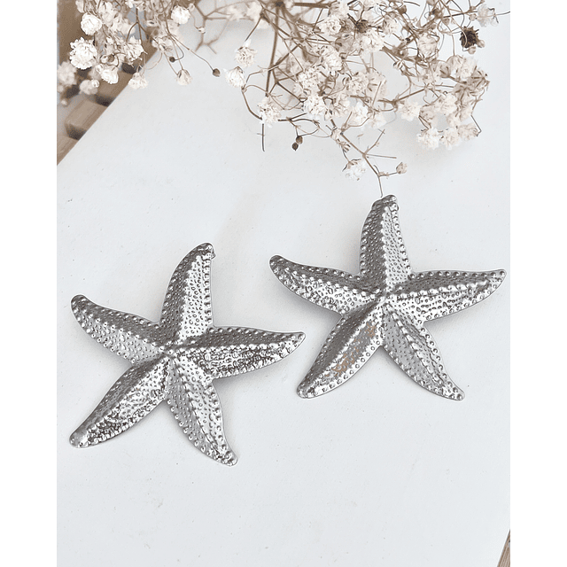 Aros Maxi Estrella de Mar Ocean Vibes silver
