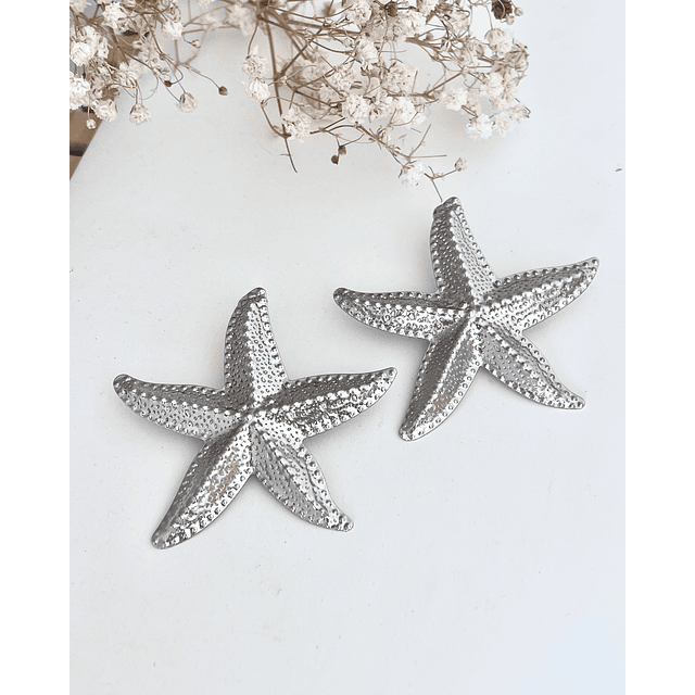 Aros Maxi Estrella de Mar Ocean Vibes silver