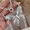 Collar Maxi Mariposa Silver 