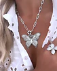 Collar Maxi Mariposa Silver  - Miniatura 1