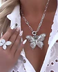 Collar Maxi Mariposa Silver  - Miniatura 5
