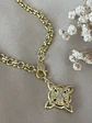 Collar Nudo de Bruja eslabones mixtos Gold - Miniatura 1
