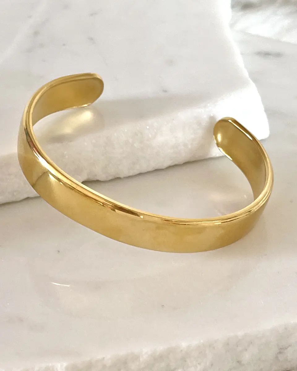 Brazalete liso Macizo Gold 3