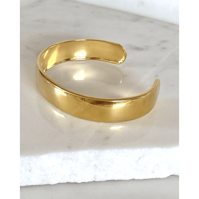 Brazalete liso Macizo Gold