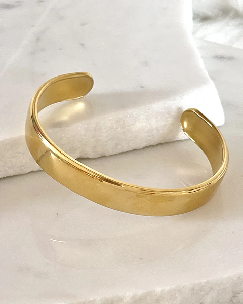 Brazalete liso Macizo Gold