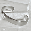 Brazalete liso Macizo Silver
