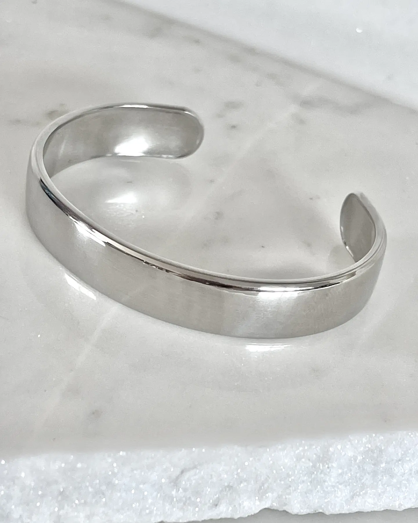 Brazalete liso Macizo Silver 4