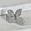Maxi Anillo Pétalos Circones Silver