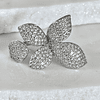 Maxi Anillo Pétalos Circones Silver