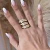 Maxi Anillo Montpellier Circones gold