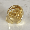 Maxi Anillo Montpellier Circones gold