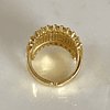 Anillo Cuadrado Paris Gold