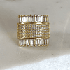 Anillo Cuadrado Paris Gold