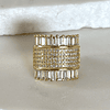 Anillo Cuadrado Paris Gold