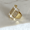 Anillo Cuadrado Paris Gold