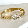 Brazalete cristales Gemelos Gold