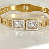 Brazalete cristales Gemelos Gold