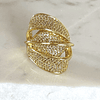 Anillo Elipse Entrelazado Circones Gold