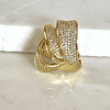 Anillo Elipse Entrelazado Circones Gold