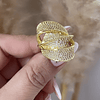 Anillo Elipse Entrelazado Circones Gold