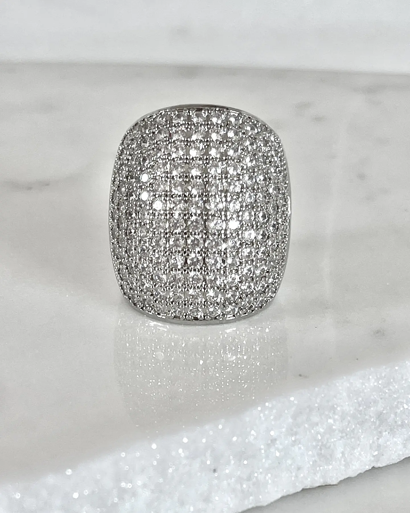 Maxi Anillo Macizo Mónaco Silver 2