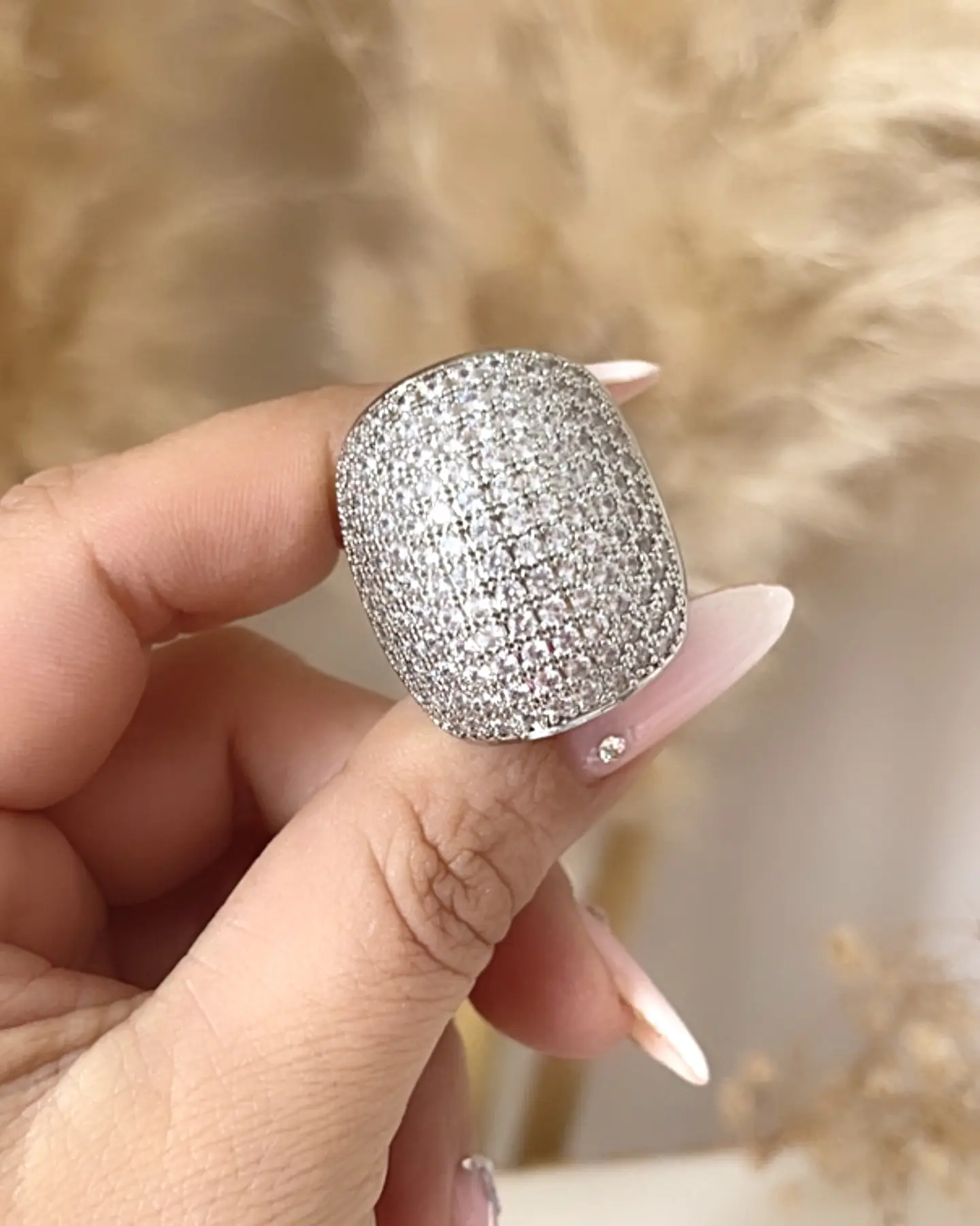 Maxi Anillo Macizo Mónaco Silver 3