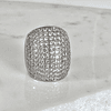 Maxi Anillo Macizo Mónaco Silver