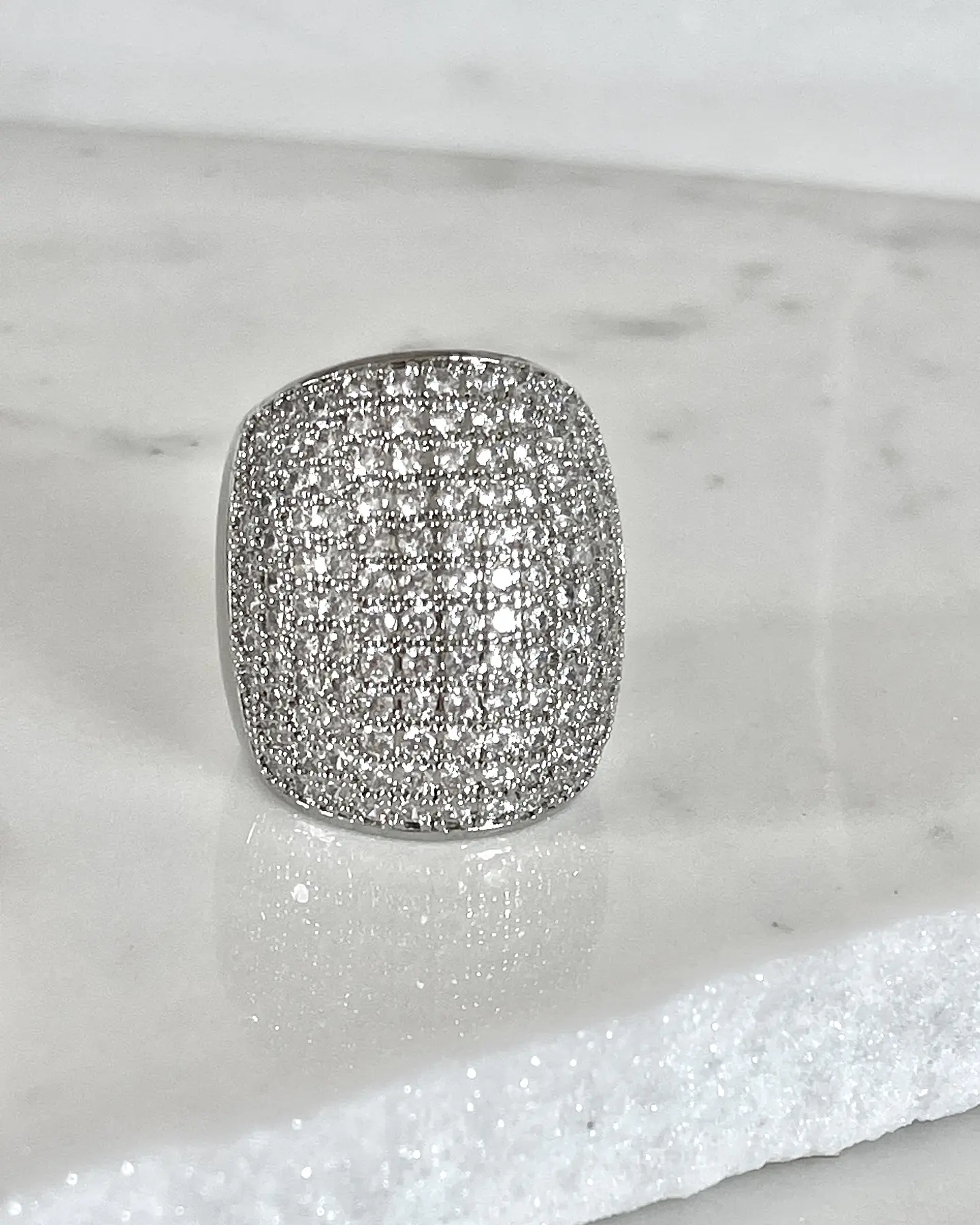 Maxi Anillo Macizo Mónaco Silver 5