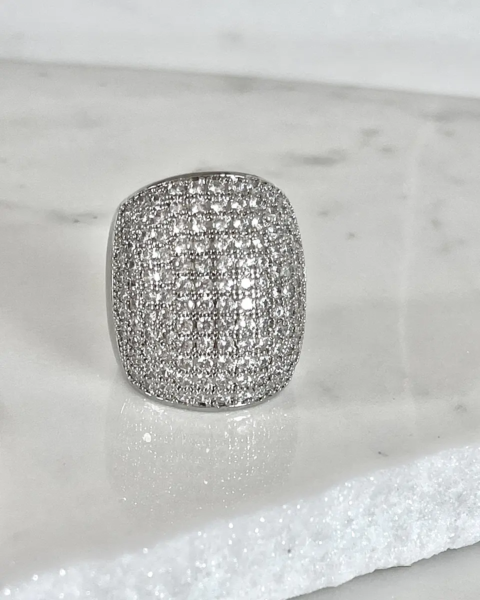 Maxi Anillo Macizo Mónaco Silver 5